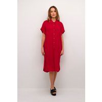 Übergroßes Hemdblusenkleid aus Baumwoll-Musselin