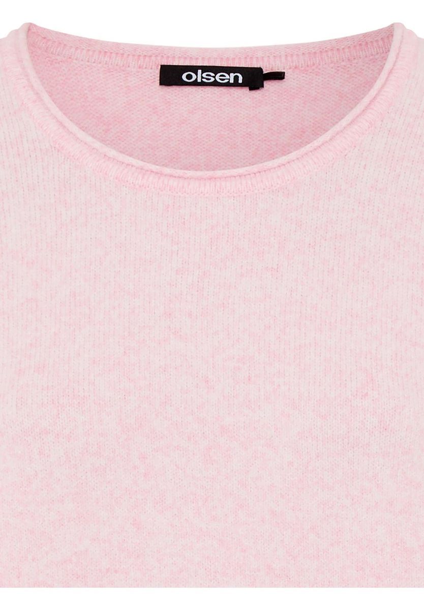 olsen Strickpullover, Rippbündchen, für Damen, pink, 38