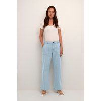 Pinstripe-Hose mit hohem Bund