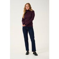 Klassischer Feinstrick-Rollkragenpullover