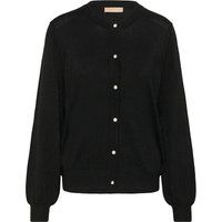 Schimmernder Cardigan mit Schmuckknöpfen