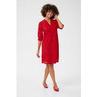 Locker geschnittenes Kleid mit Spitze