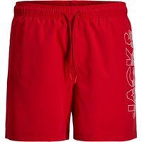 Lässige Badeshorts mit Logo-Print
