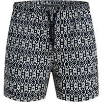 Badeshorts mit geometrischem Muster
