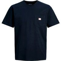 Regular Fit Baumwoll-Taschen-T-Shirt