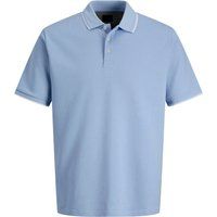 Klassisches Kurzarm-Poloshirt mit Kontraststreifen