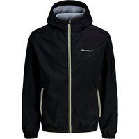Kapuzenwindbreaker mit Kontrast-Reißverschluss