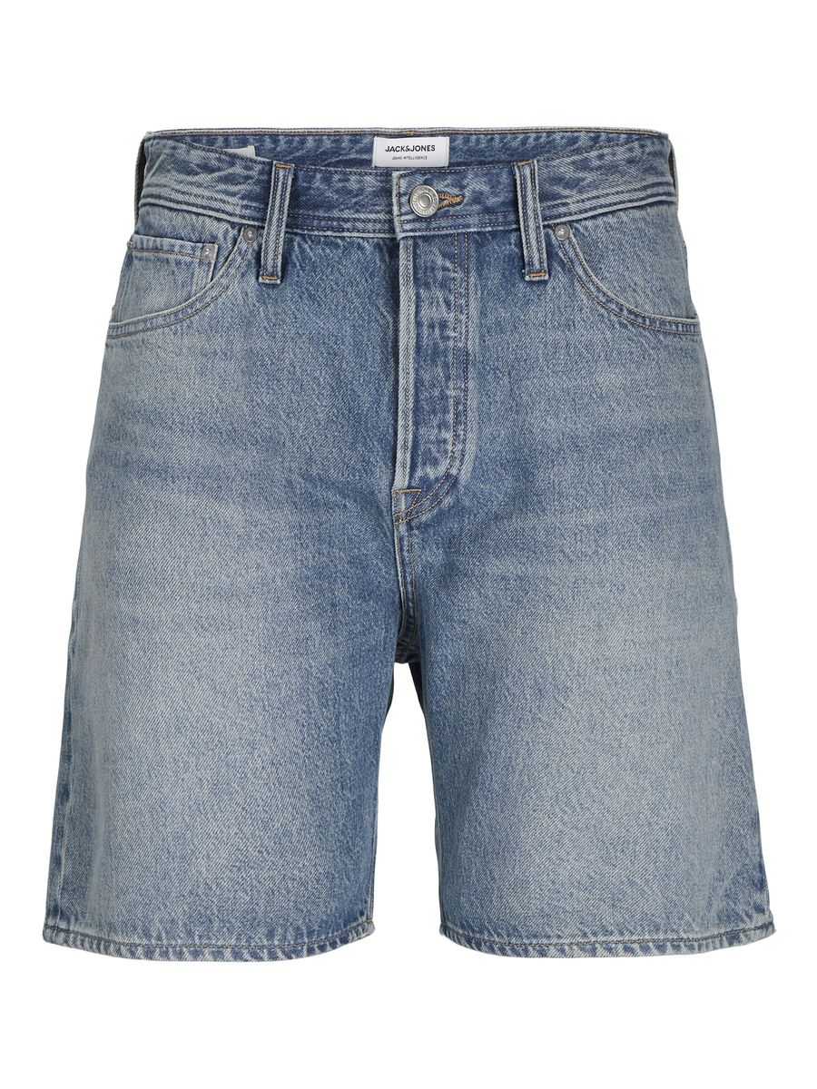 Lockere High-Waist Denim-Shorts