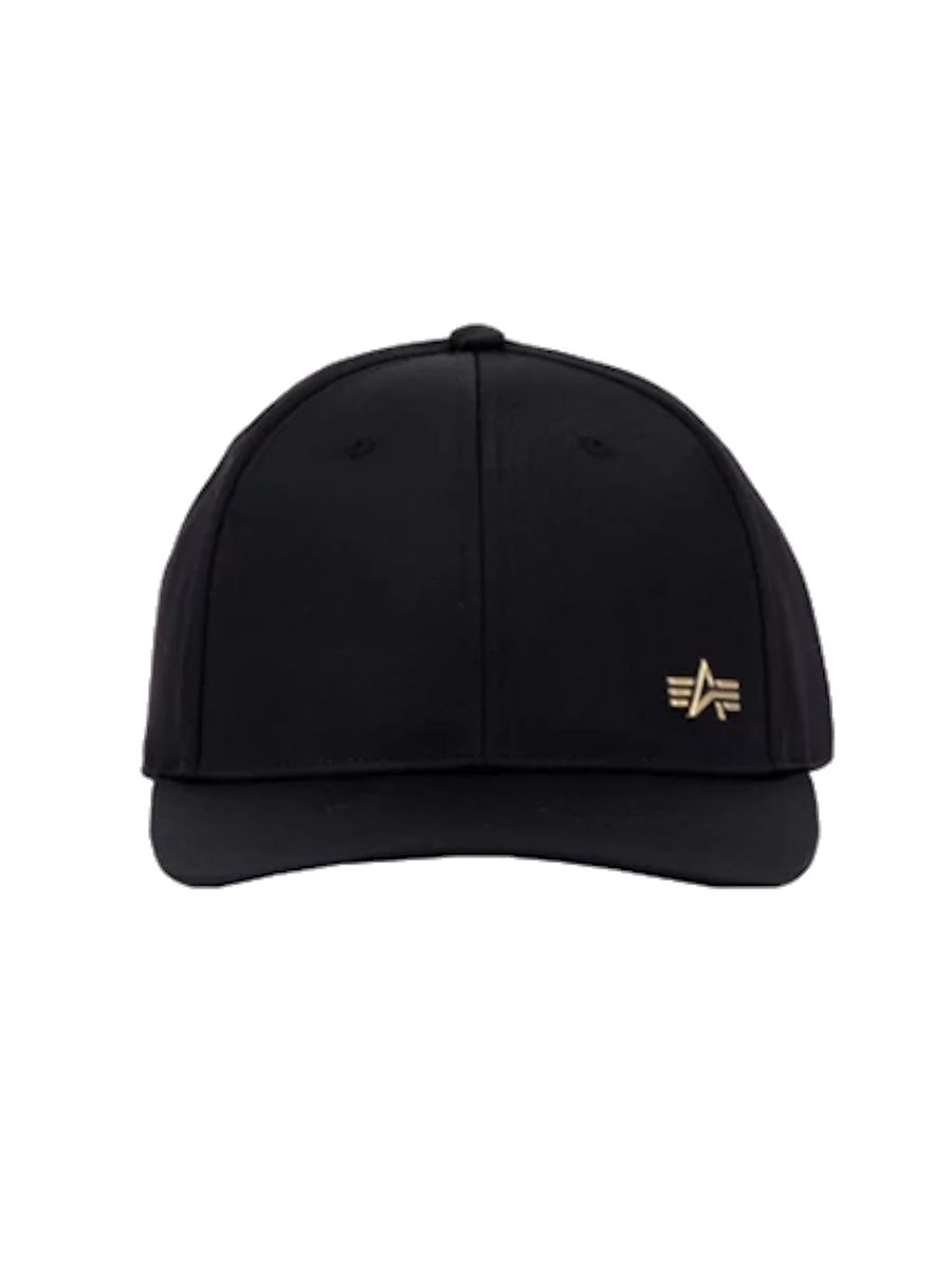 Klassische Basecap mit Logo-Stickerei