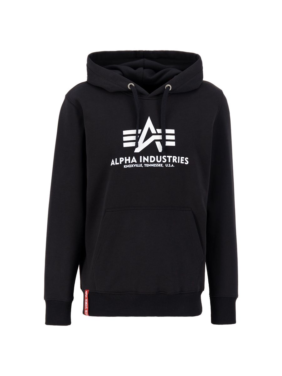 Klassischer Kapuzenpullover mit Grafiklogo