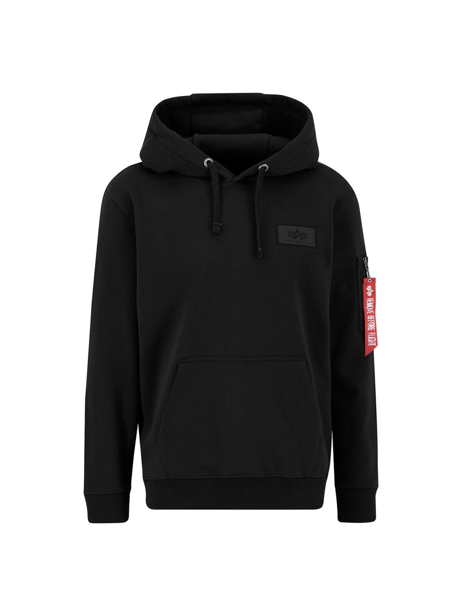 Kapuzenpullover mit Utility-Tasche und Patch