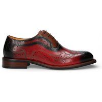 Zweifarbige Brogue Oxford Schnürschuhe