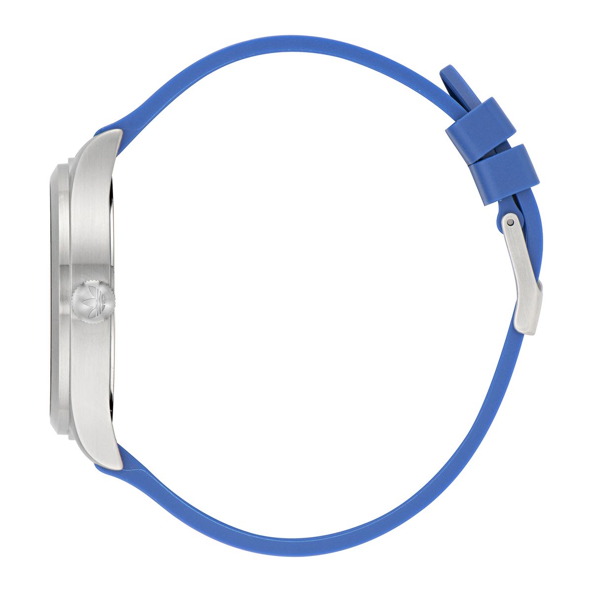 Solarbetriebene Analoguhr mit Silikonarmband