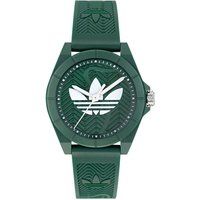 Analoge Armbanduhr mit Trefoil-Logo