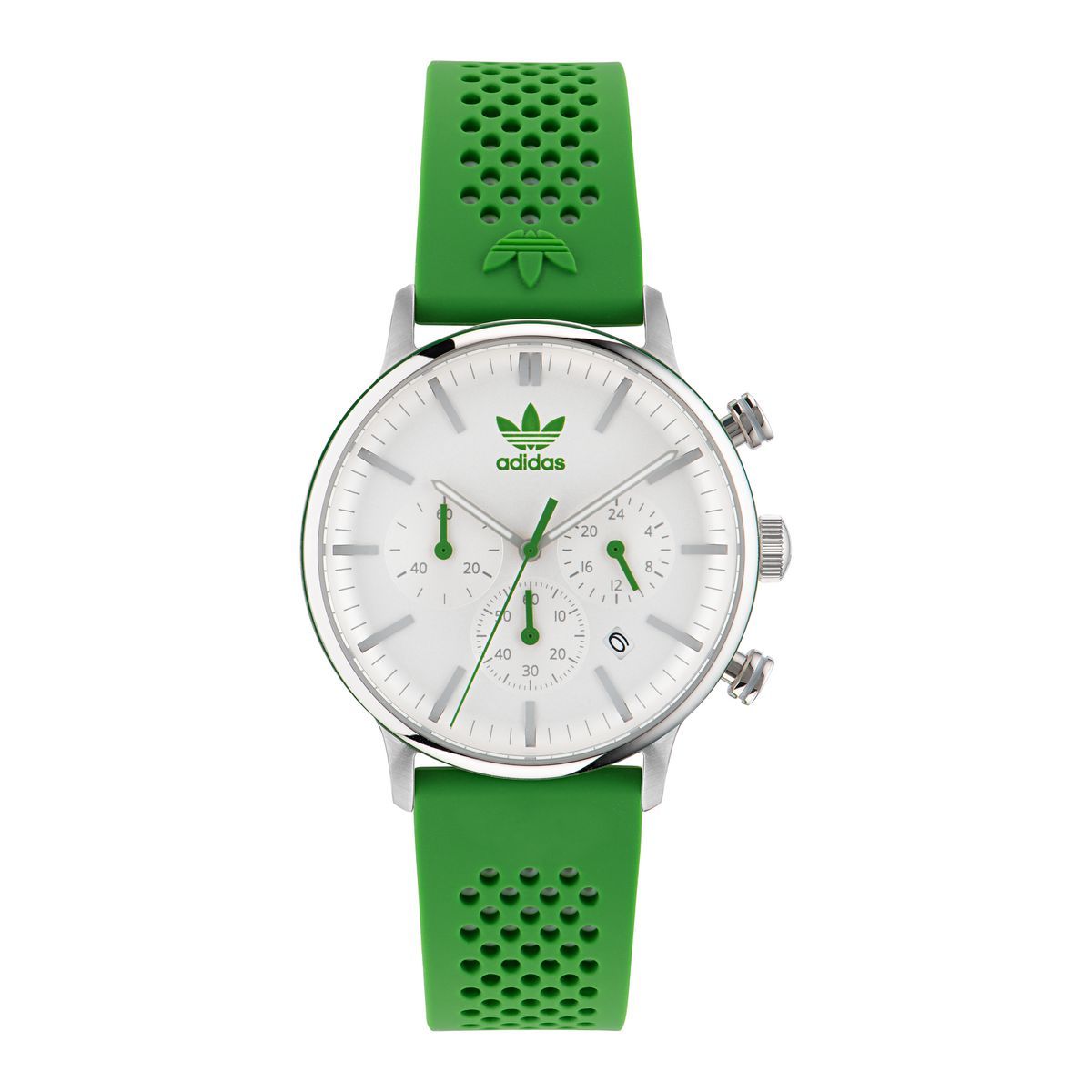 Sportlicher Chronograph mit Silikonarmband