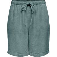 Luftige Bermuda-Shorts aus Leinenmischung