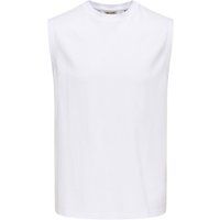 Sportliches Ärmelloses Rundhals Tanktop