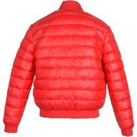 Lässige gesteppte Puffer-Bomberjacke