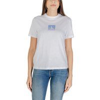 Baumwoll-T-Shirt mit Farbverlauf-Logo