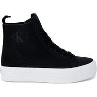 Plateau-Sneaker aus Textil High-Top