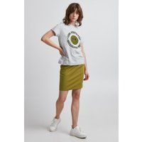 Gerader knielanger minimalistischer Rock