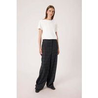 Relaxte weit geschnittene High-Waist-Hose