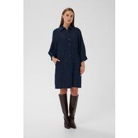 Jeanshemdkleid mit geradem Schnitt
