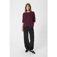 Strickpullover mit Ärmeln in Ellenbogenlänge