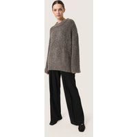 Strukturierter Oversized-Bouclé-Pullover