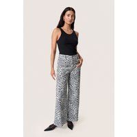 Gerade Hose mit Leopardenmuster