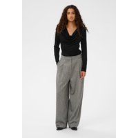 Elegantes Langarmshirt mit Wasserfallausschnitt