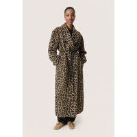 Oversize-Mantel mit Leopardenmuster