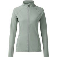 Körpernaher Midlayer mit durchgehendem Reißverschluss