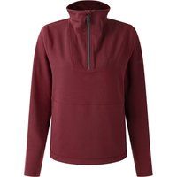 Sweatshirt mit kurzem Reißverschluss und Kängurutasche