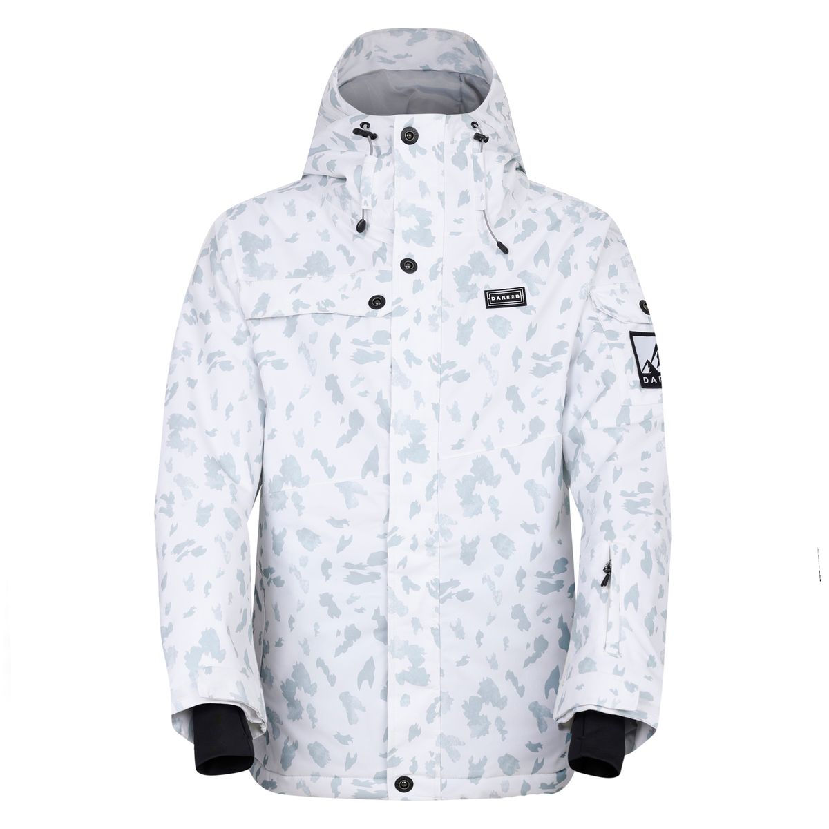 Gemusterte Wasserdichte Performance Schneejacke
