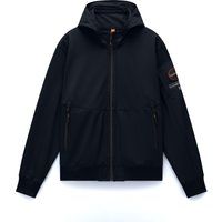 Softshell-Jacke mit Kapuze und Reißverschluss