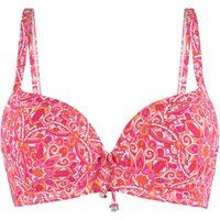 Bügel-Bikini-Oberteil mit Paisley-Muster