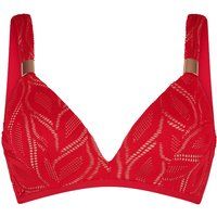 Strukturiertes Triangel-Bikini-Top