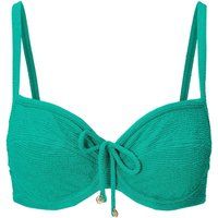 Geripptes Bügel-Bikini-Top