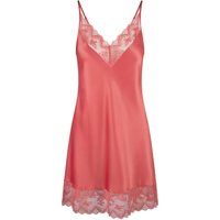 Romantisches Satin-Nachthemd mit Spitze