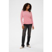 Gestreiftes Langarmshirt Regular Fit