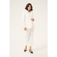 Taillierter Einknopf-Blazer in Slim-Fit