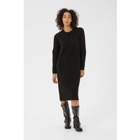 Gestricktes Midi-Kleid im Gerade-Schnitt