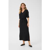 Lockeres Maxikleid mit Bindegürtel