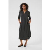Lockeres Maxikleid mit V-Ausschnitt