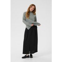 Lockerer Rippstrick-Pullover