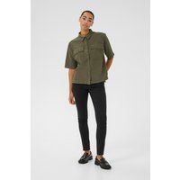Boxy Kurzarmhemd im Utility-Stil