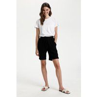 Baumwollshorts mit elastischem Kordelzug