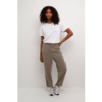 Tapered-Stoffhose mit hoher Taille