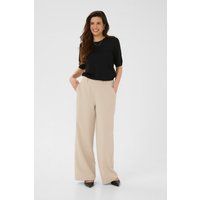 Weite Hose mit hohem Bund